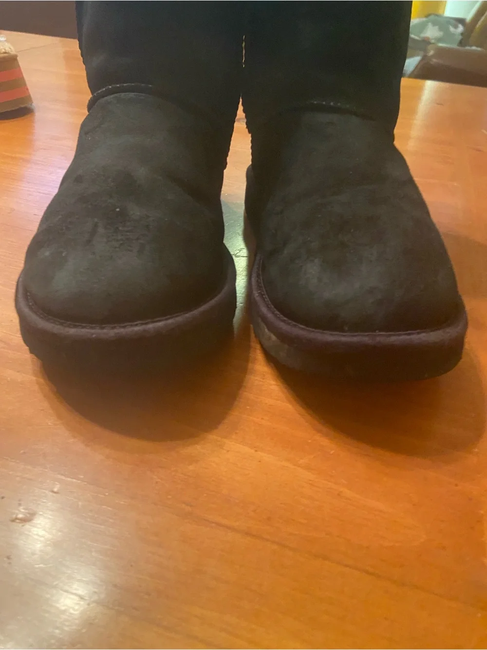 UGG Women's Black Classic Short Swarovski Crystal Bow Boot size 7